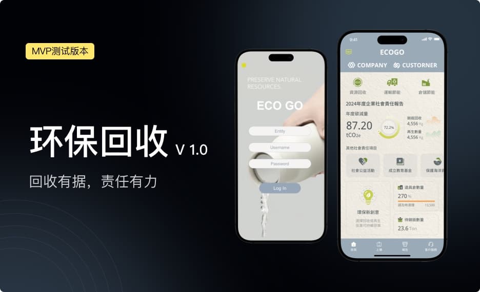 ECOGO 环保回收移动端界面