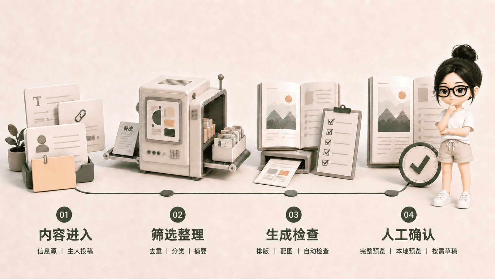 AI 周刊 Skill 人机协作工作流