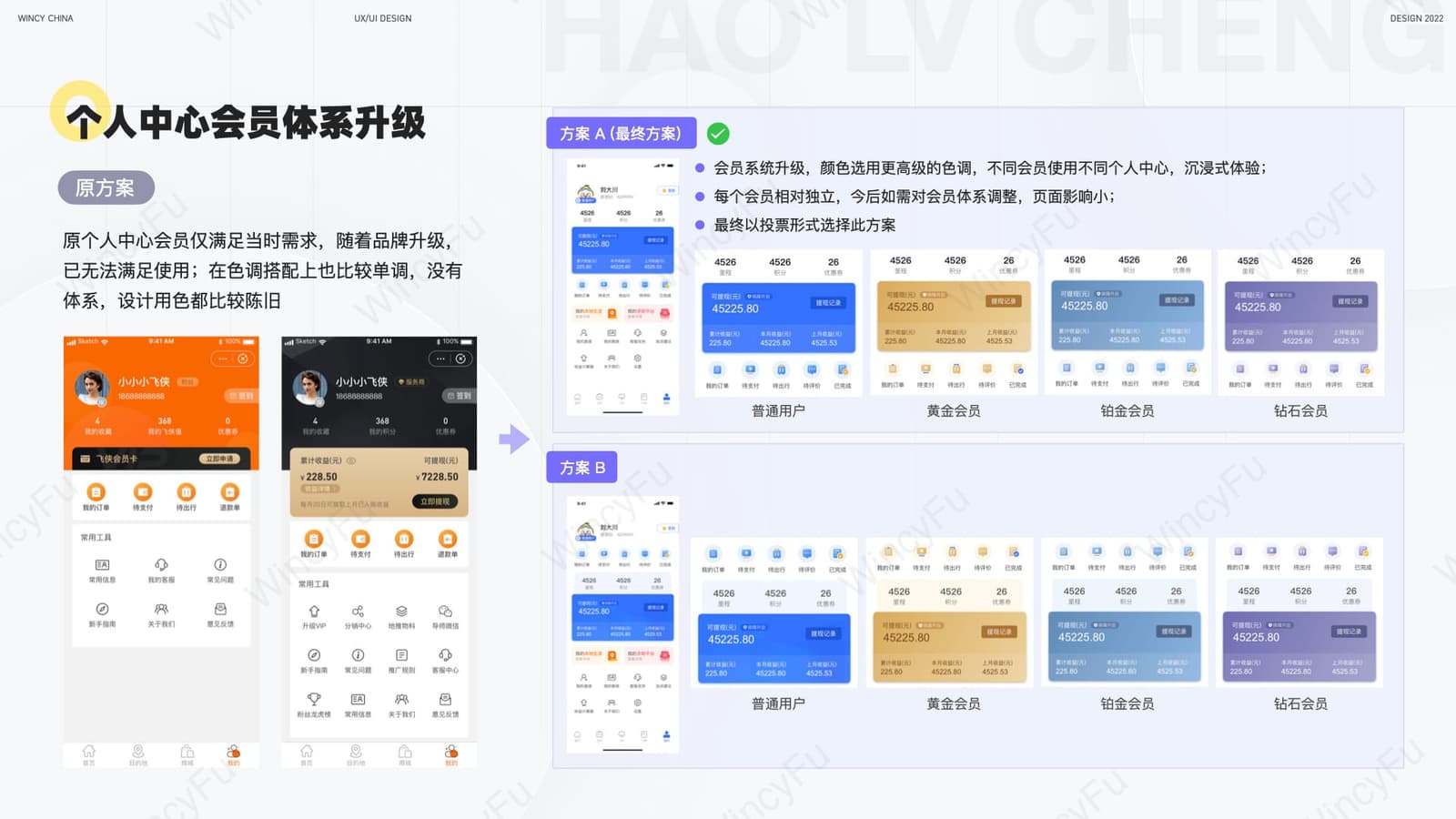 好旅程会员等级与个人中心